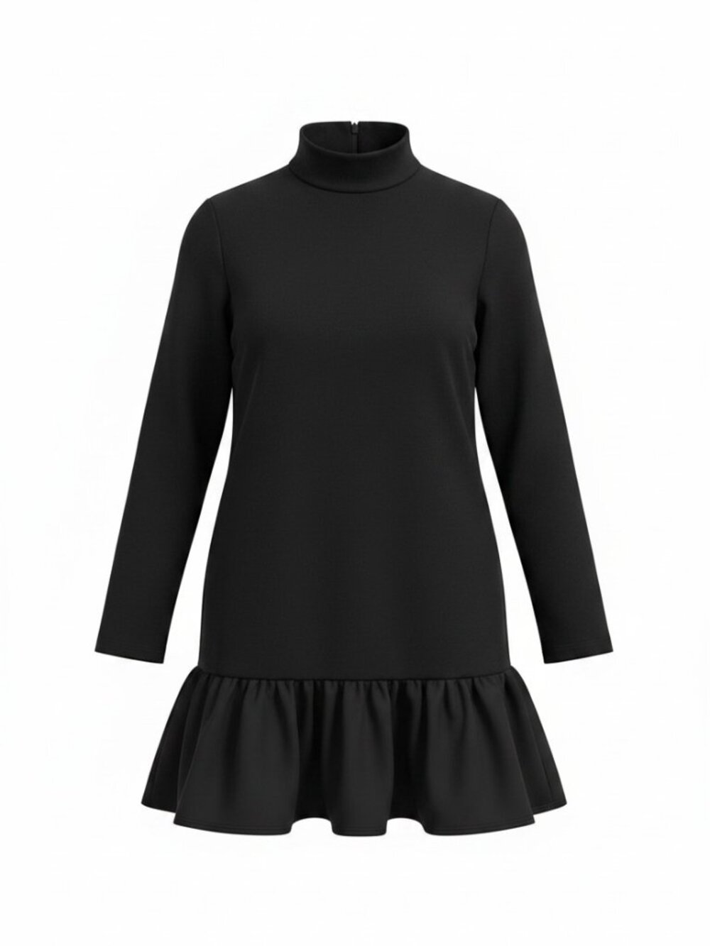 Andre Tan Black Wool Knit Sweater Dress XS‎ NWOT